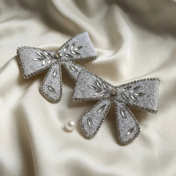 Big Size Embellished Bow Pin pack of 2