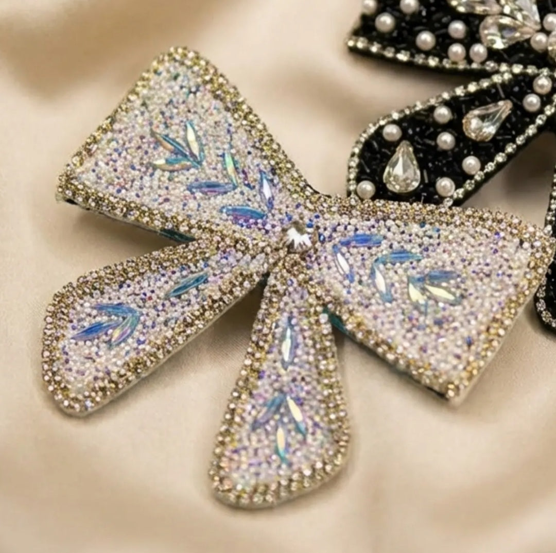 Big Size Embellished Bow Pin pack of 2