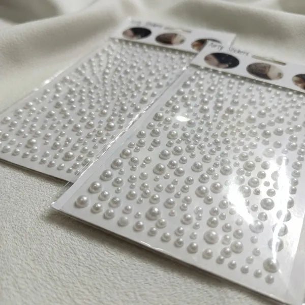 Multi Size Rhinestone Hair Stickers Pack of 2