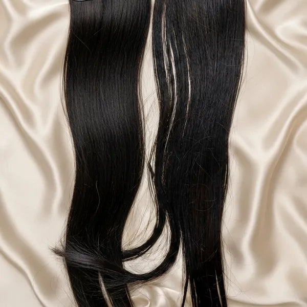 2 Clip In Straight Hair Extension Side Volumizer (pack of 2)