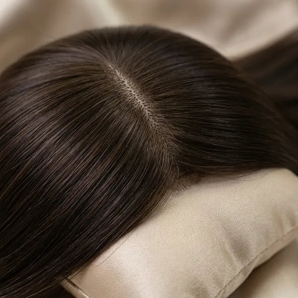 3 Clip In Hairline Scalp Topper