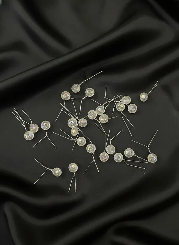 Crystal Hair Pins Pack Of 60pcs