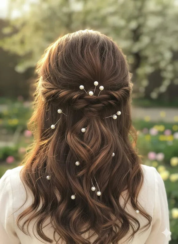 Pearl Hair pins Pack Of 60Pcs