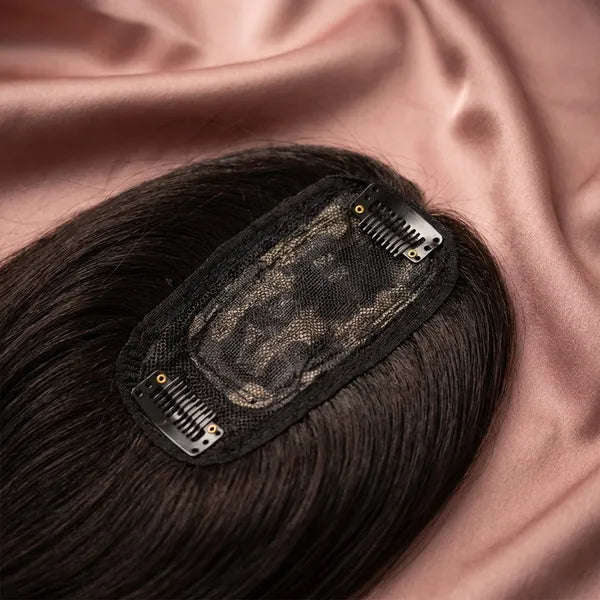 2 Clip-in Hairline Scalp Topper
