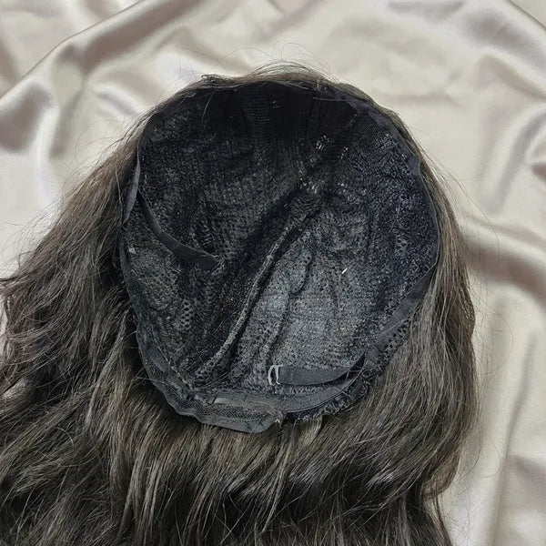 Full Head Curly Hair Lace Wig Natural Scalp Illusion