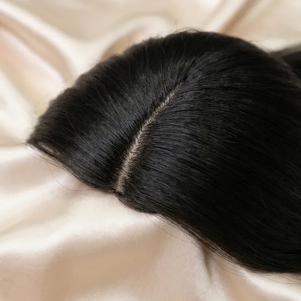 Full Head Curly Hair Lace Wig Natural Scalp Illusion