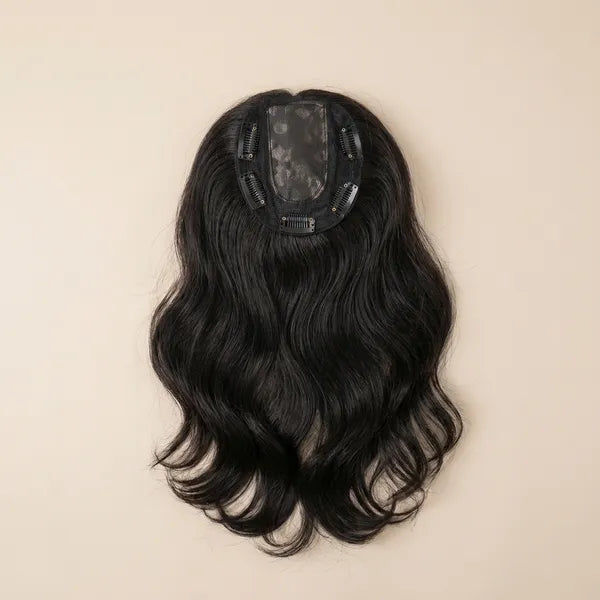 5 Clip-In Hairline Scalp Topper