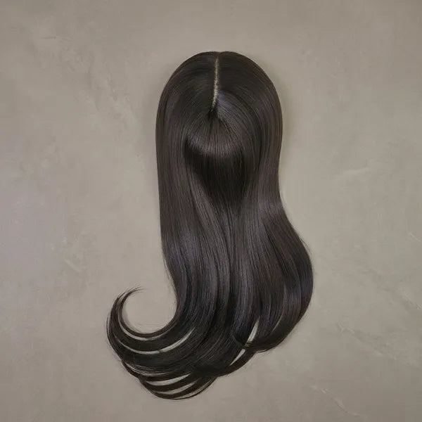 2 Clip-in Hairline Scalp Topper