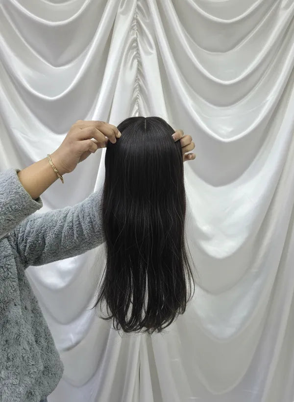 5 Clip-In Hairline Scalp Topper