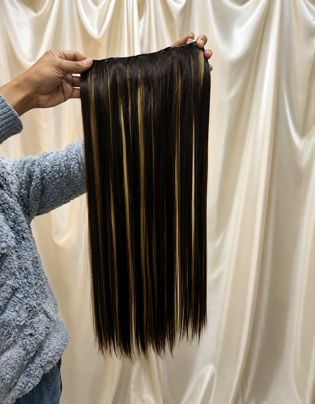 5 Clip-in Straight Hair Classic Volumizer