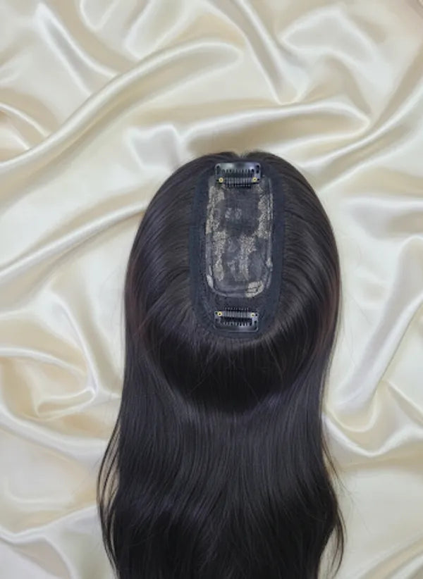 2 Clip-in Hairline Scalp Topper