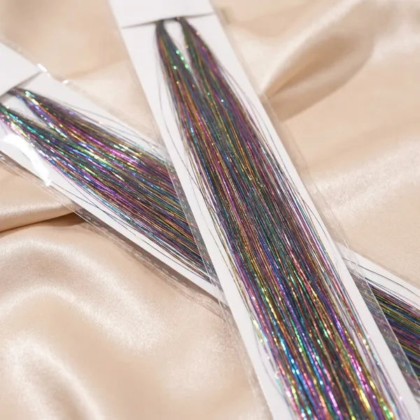 Glitter Hair Streaks Rainbow Pack Of 4